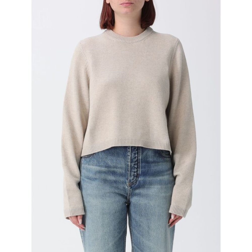 AlaiA Women Alaia Long-Sleeved Pure Cashmere Crewneck Jumper